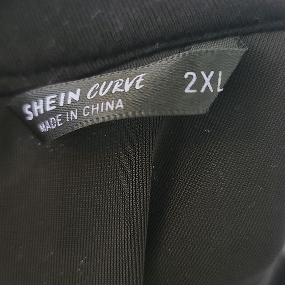 SHEIN Black Glitter Body suit | Harry Potter Inspired Bodysuit | Deathly Hallows - Picture 2 of 7